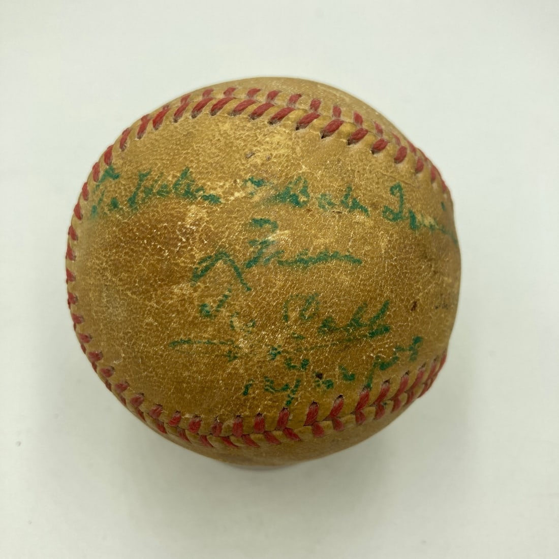 PSA DNA Authenticated Ty Cobb Autographed Original Baseball (1 of 6)