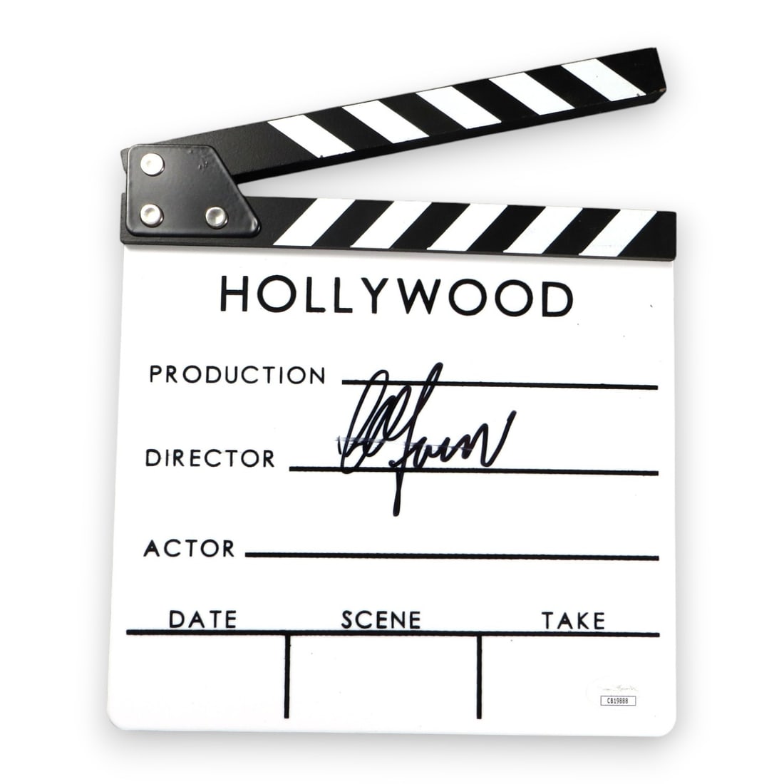 Autographed Original Movie Clapper Alfonso Cuaron JSA Authenticated: Autographed Original Movie Clapper Alfonso Cuaron JSA Authenticated Original movie clapper signed by Alfonso Cuaron and authenticated by James Spence (JSA). A pre-owned entertainment collectible with 