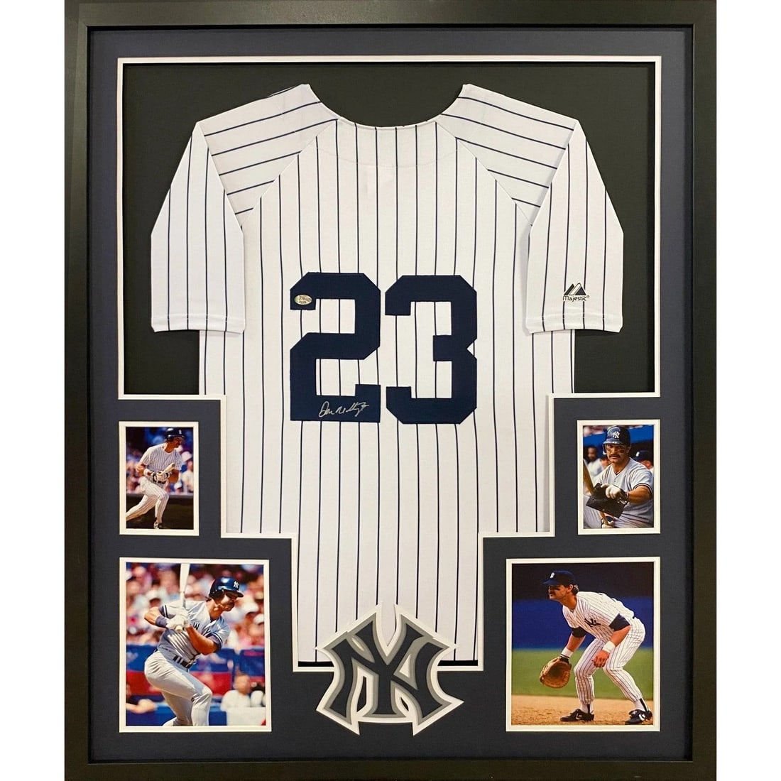Framed New York Yankees Jersey Signed by Don Mattingly PSA DNA (1 of 3)