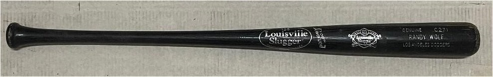 Louisville Slugger game used bat Randy Wolf Los Angeles Dodgers MLB authenticated (1 of 8)