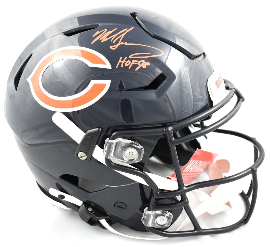 Chicago Bears Speedflex Full Size Helmet Signed by Mike Singletary BAS HOF (1 of 6)
