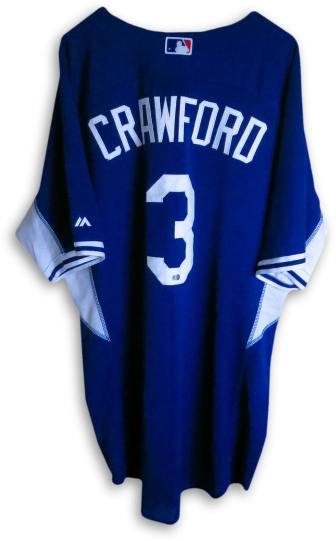 Los Angeles Dodgers Carl Crawford 2015 Batting Practice Jersey #26 (1 of 7)