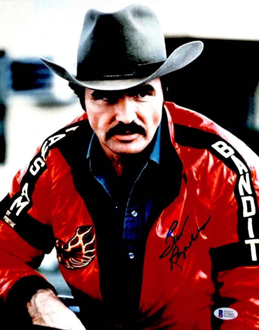 Beckett Certified Burt Reynolds Autographed 11x14 Smokey and the Bandit Photo (1 of 1)