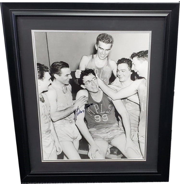 Framed 16x20 Original Photo Signed by George Mikan Hall of Fame Sports: Framed 16x20 Original Photo Signed by George Mikan Hall of Fame Sports Autographed George Mikan 16x20 photo featuring the MPLS Lakers and "Mr. Basketball." This original photo is framed and comes auth
