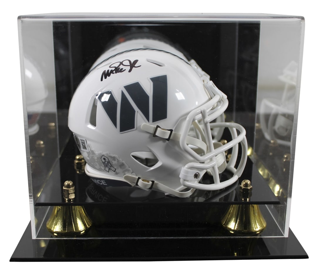 Washington Commanders Salute To Service III Speed Mini Helmet Signed by Magic Johnson (1 of 3)