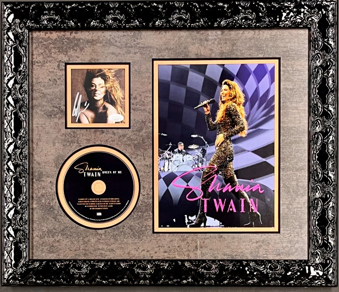 Shania Twain Signed CD Framed Display Authentic JSA 21.5x14 (1 of 4)