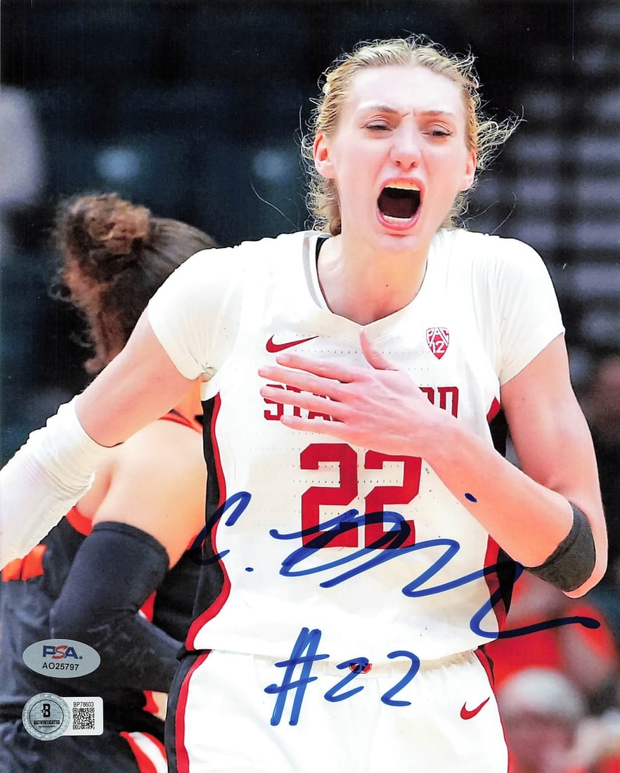 Cameron Brink Autographed 8x10 Photo PSA/DNA Stanford Basketball (1 of 1)