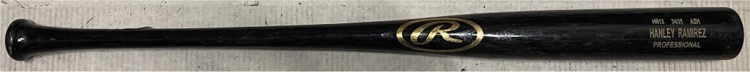 Los Angeles Dodgers Ash Bat Issued to Hanley Ramirez by Rawlings: Los Angeles Dodgers Ash Bat Issued to Hanley Ramirez by Rawlings This is a team-issued Rawlings ash professional baseball bat associated with Hanley Ramirez of the Los Angeles Dodgers. The bat origina