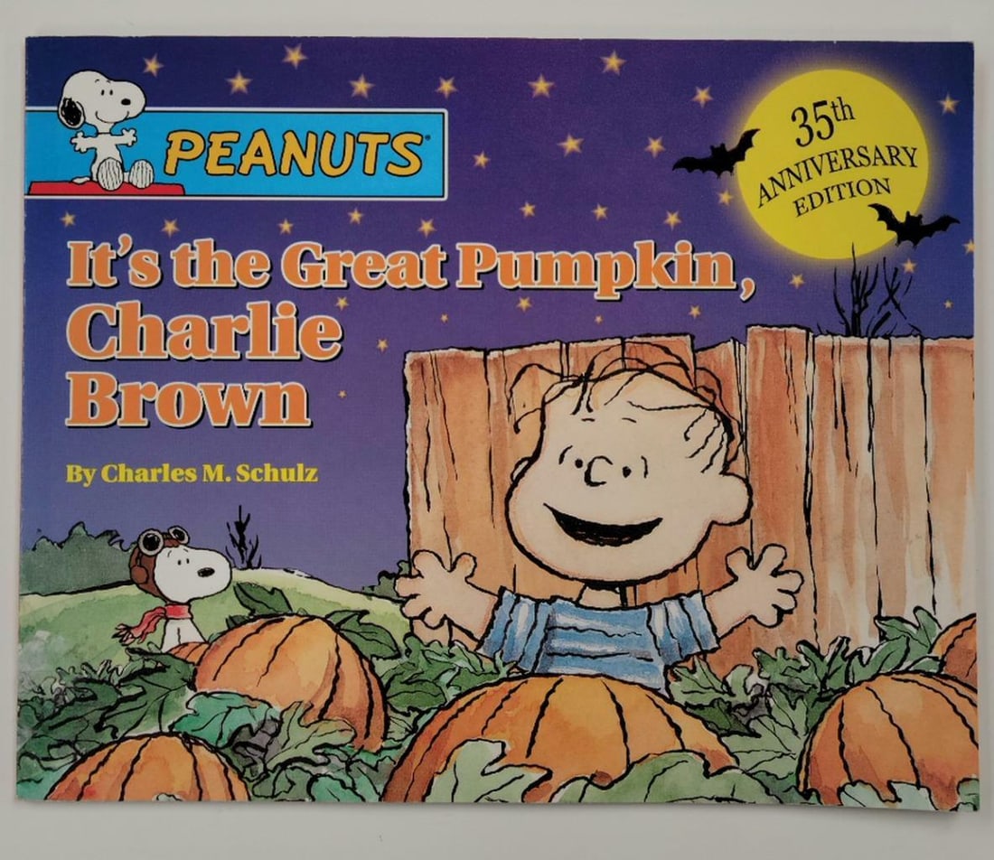 Signed Peanuts Book It's the Great Pumpkin Charlie Brown by Peter Robbins (1 of 2)