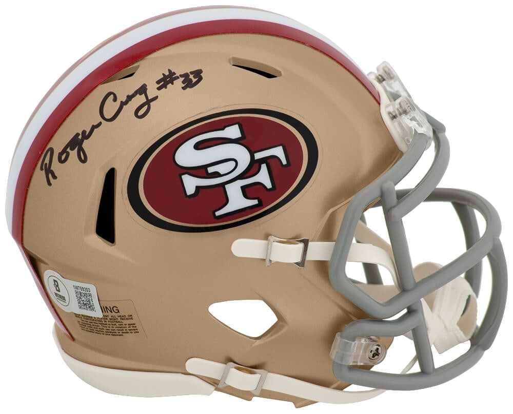 Roger Craig autographed 49ers Riddell Speed mini helmet Beckett COA (1 of 1)