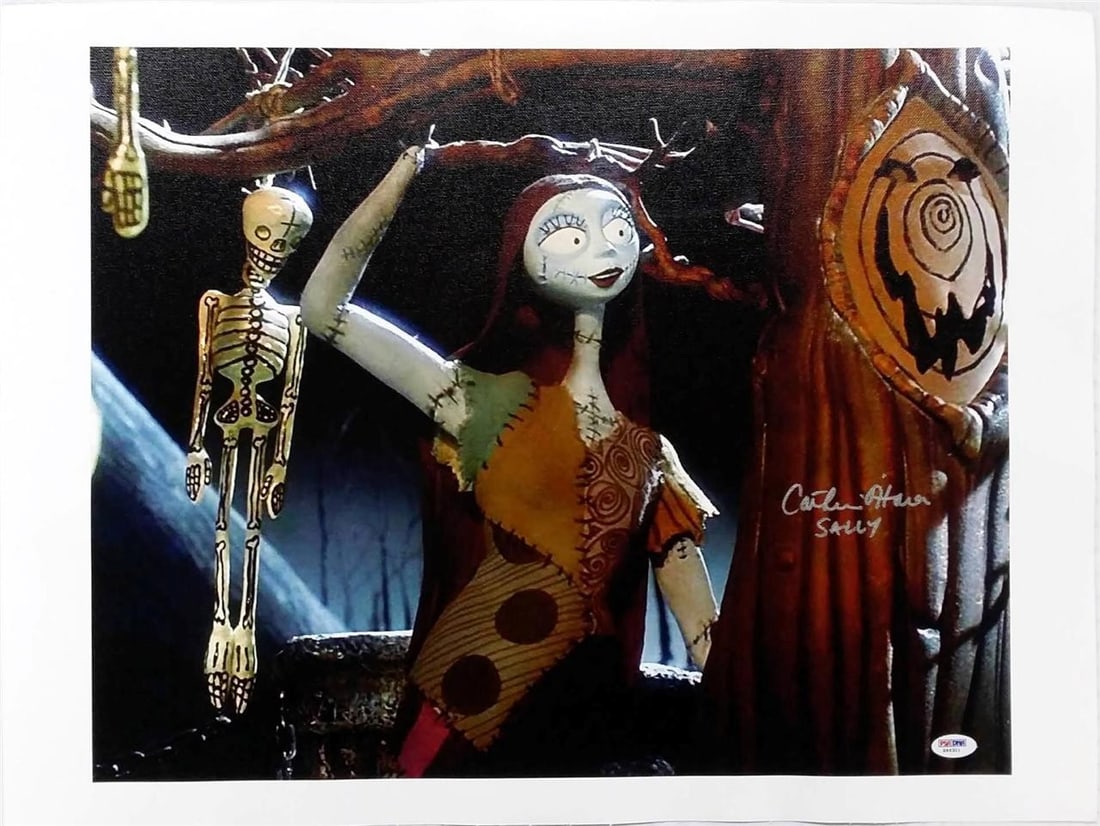 16x20 Canvas Photograph Signed by Catherine O'Hara PSA The Nightmare Before Christmas: 16x20 Canvas Photograph Signed by Catherine O'Hara PSA The Nightmare Before Christmas This is an original 16x20 canvas photograph from the movie The Nightmare Before Christmas, signed by Catherine O'H