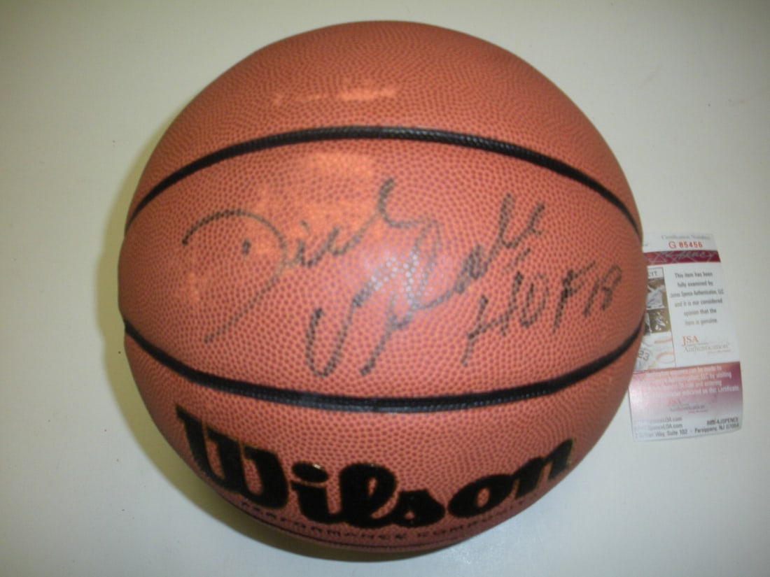 Dick Vitale Autographed Basketball with JSA COA ESPN NCAA Hall of Fame 2008 (1 of 3)