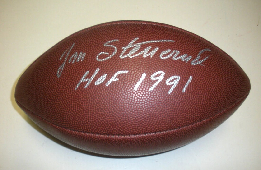 Signed Kansas City Chiefs Football Jan Stenerud Beckett Authenticated HOF 1991: Signed Kansas City Chiefs Football Jan Stenerud Beckett Authenticated HOF 1991 This is an original football signed by Jan Stenerud of the Kansas City Chiefs, who was inducted into the Hall of Fame in 