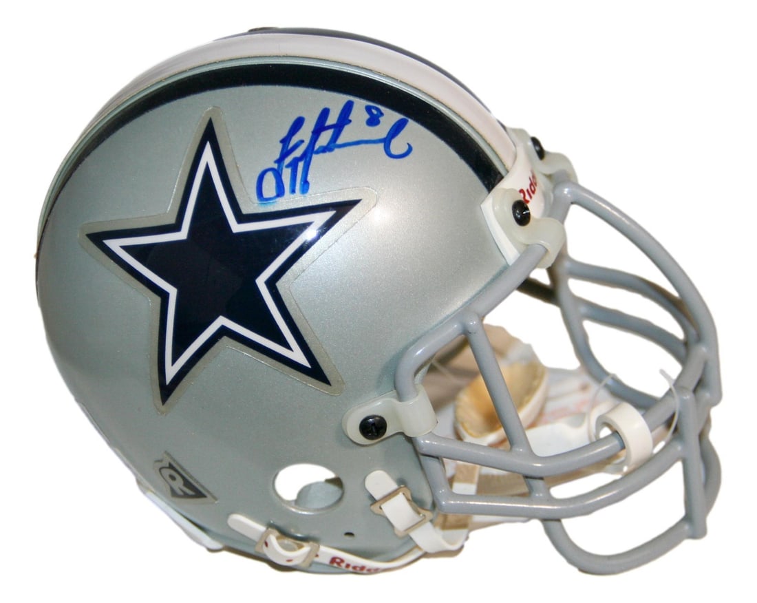 Dallas Cowboys Mini Helmet Signed by Troy Aikman Beckett BAS (1 of 2)