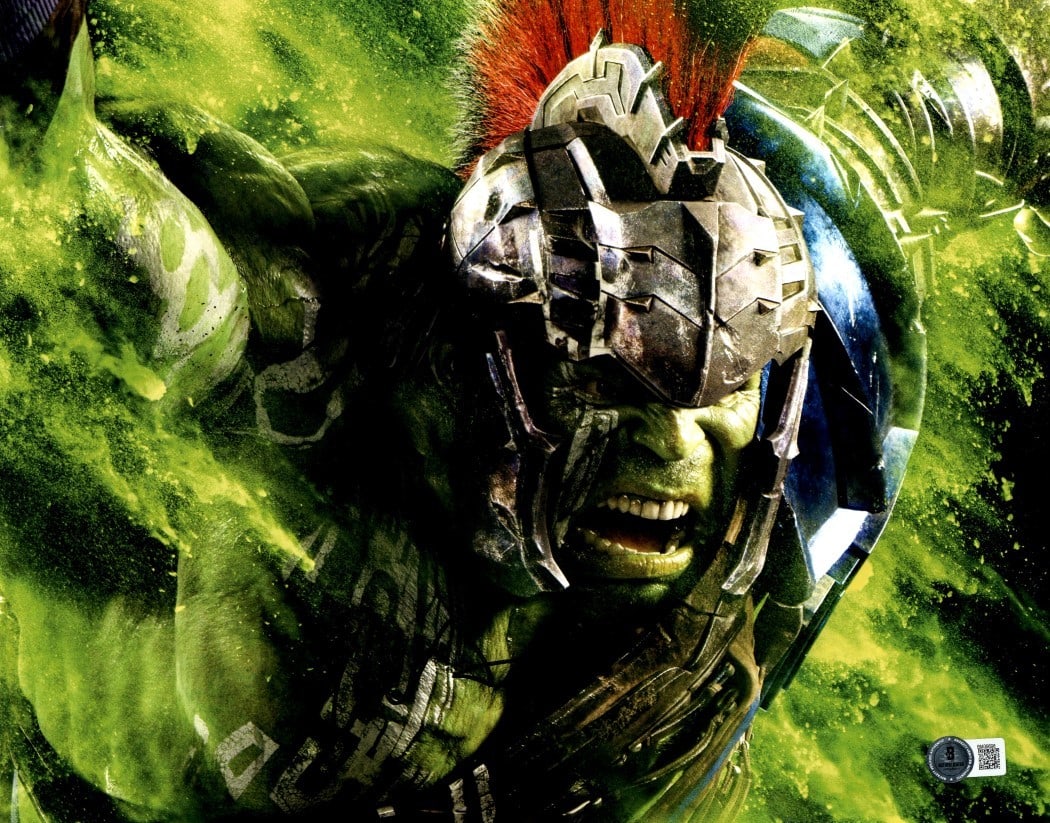 11X14 Beckett Authenticated Mark Ruffalo Signed Thor Ragnarok Photograph (1 of 1)