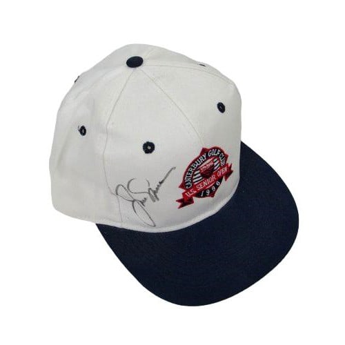 Jack Nicklaus autographed Canterbury Golf Club 1966 U.S. Senior Open hat JSA (1 of 5)