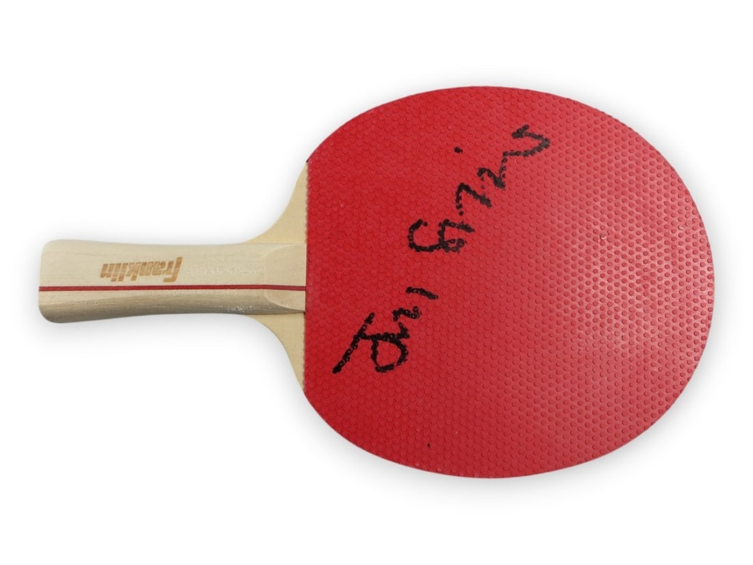 Ping Pong Paddle Signed by Josh Safdie with JSA Authentication (1 of 4)