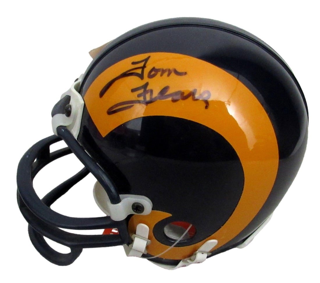 PSA DNA Certified Tom Fears HOF Rams Mini Helmet Autograph: PSA DNA Certified Tom Fears HOF Rams Mini Helmet Autograph Pre-owned Tom Fears Hall of Fame Los Angeles Rams autographed mini helmet. This original football collectible is authenticated by PSA/DNA and