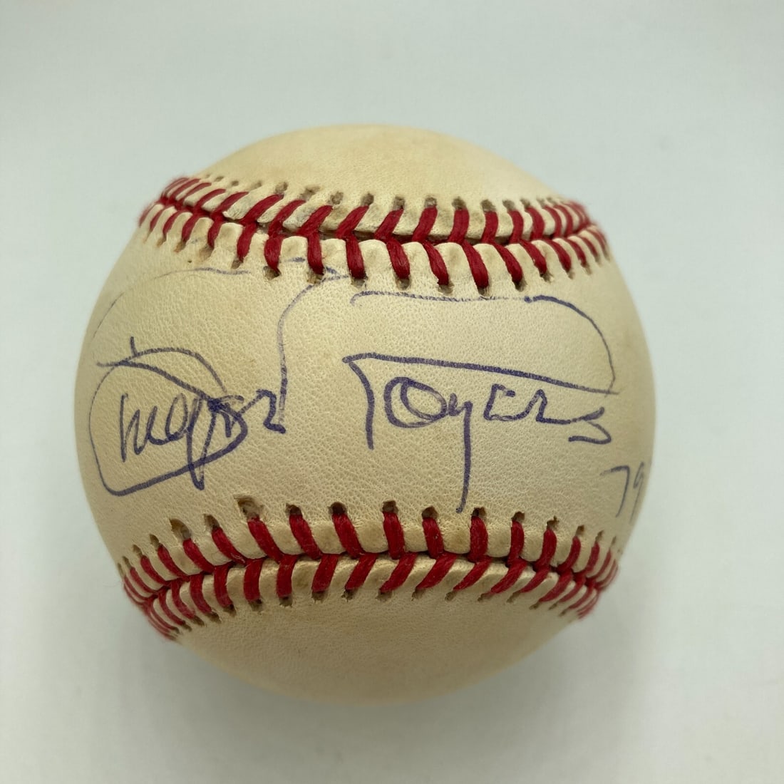 Ginger Rogers Signed Official National League Baseball with JSA COA: Ginger Rogers Signed Official National League Baseball with JSA COA This official National League baseball is signed by the legendary Ginger Rogers, known for her iconic performances in film and theat