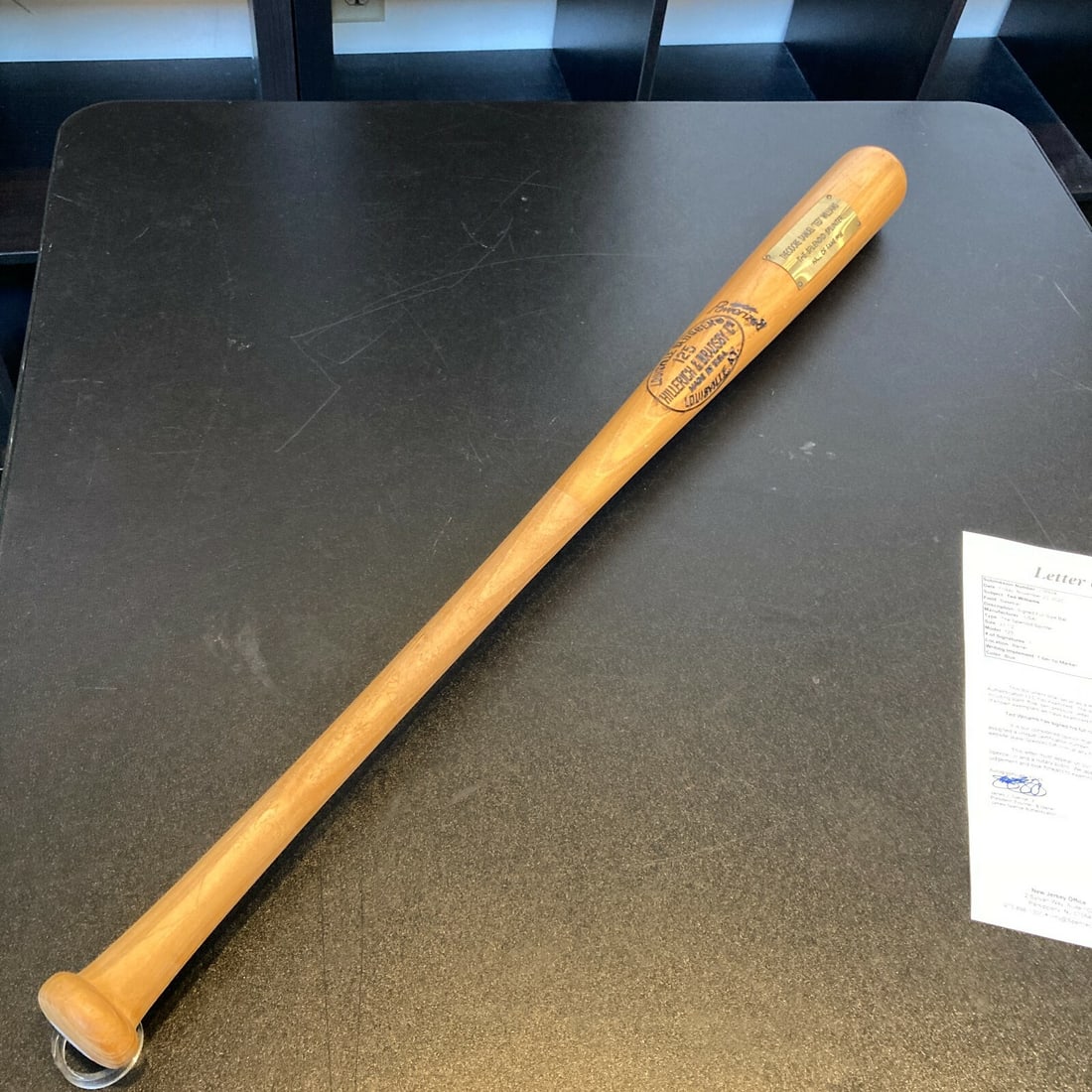 Ted Williams Signed Baseball Bat with JSA Authentication - 3
