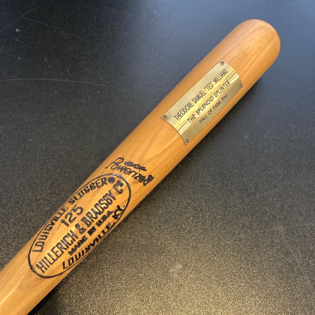 Ted Williams Signed Baseball Bat with JSA Authentication - 4