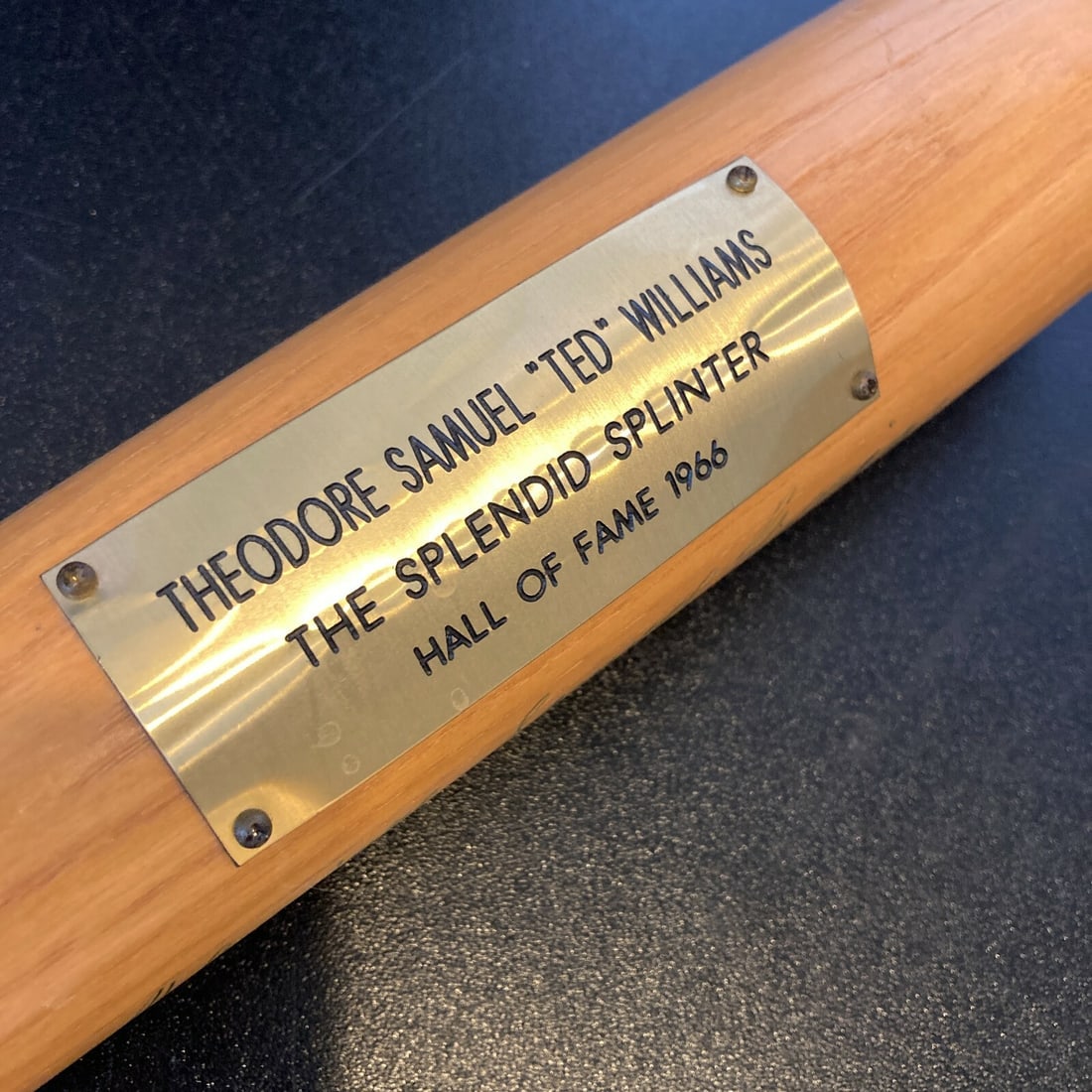 Ted Williams Signed Baseball Bat with JSA Authentication - 5