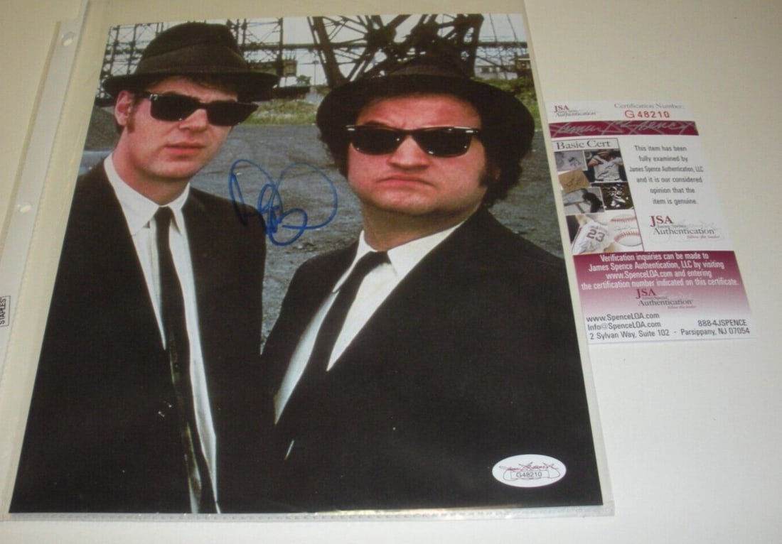 Signed 8x10 Photo of Dan Aykroyd with JSA COA from The Blues Brothers and Ghostbusters (1 of 1)