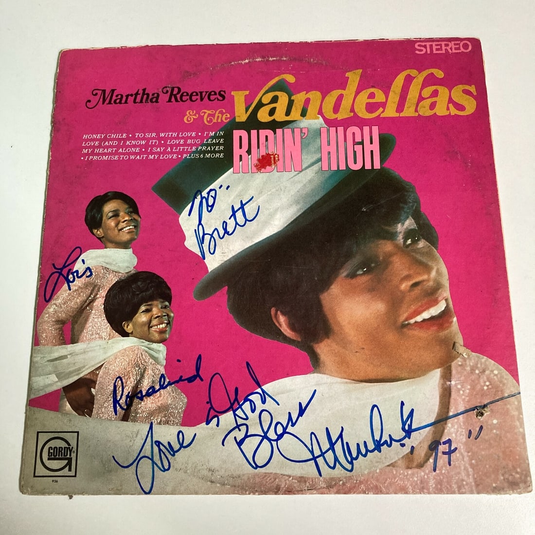Signed Martha and the Vandellas LP Album JSA COA Original (1 of 6)