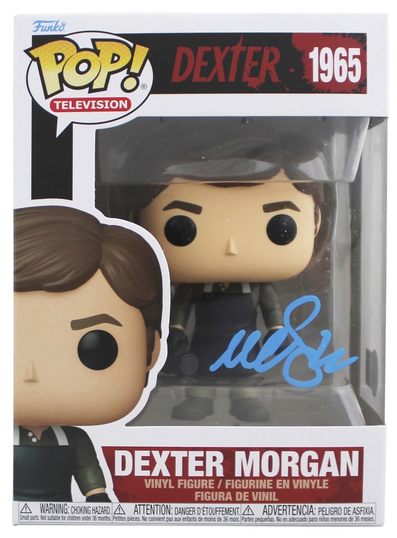 Beckett authenticated Michael C Hall signed Dexter Funko Pop 1965 figure (1 of 7)