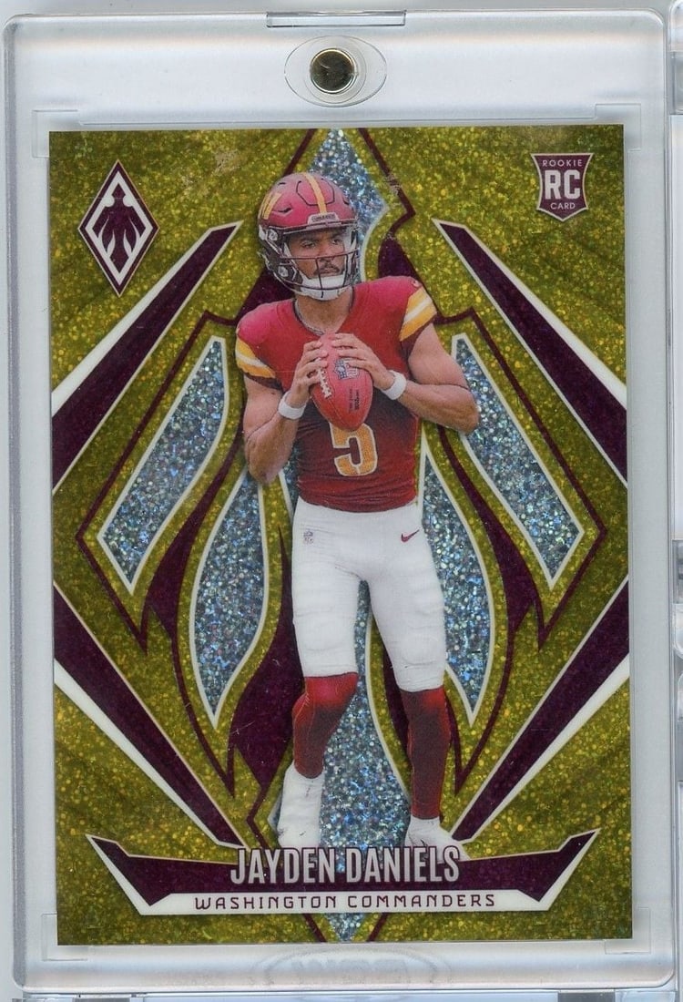 Jayden Daniels 2024 Panini Phoenix #198 International Gold /10 RC (1 of 2)