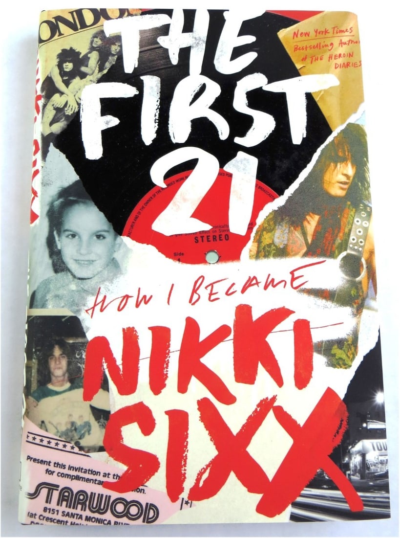 Nikki Sixx Autographed The First 21 Book JSA Authenticated Motley Crue (1 of 3)