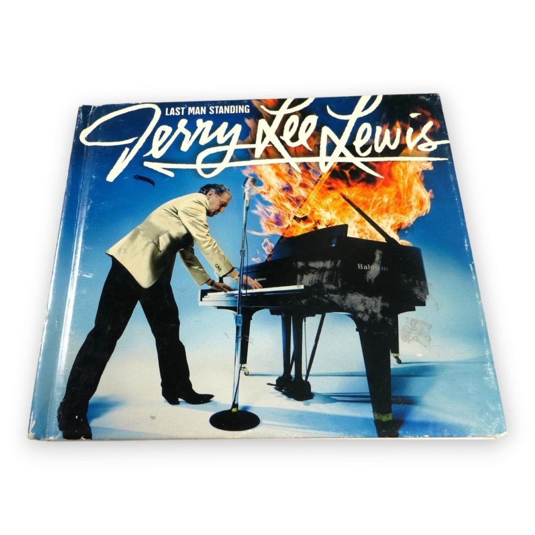 Beckett authenticated Last Man Standing CD insert signed by Jerry Lee Lewis and 4: Beckett authenticated Last Man Standing CD insert signed by Jerry Lee Lewis and 4 Original CD insert for Last Man Standing, signed by Jerry Lee Lewis and authenticated by Beckett Authentication. The l
