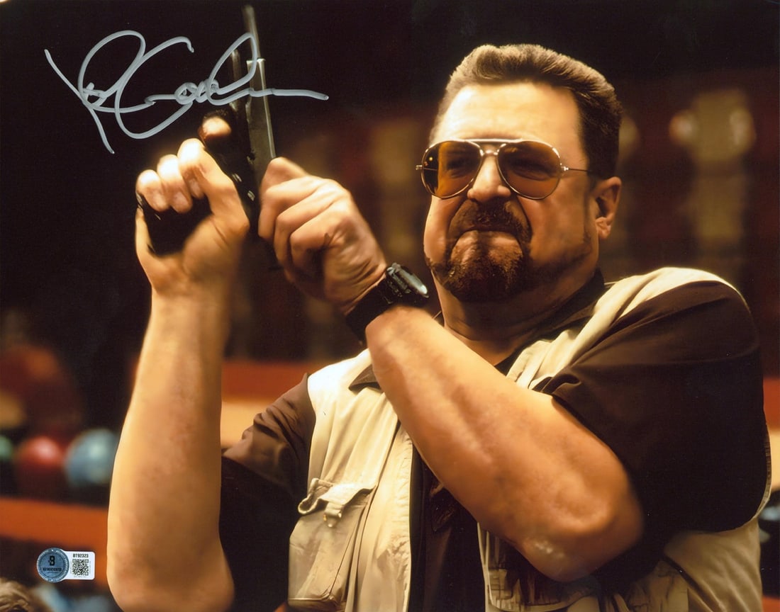 John Goodman signed 11x14 photo The Big Lebowski Beckett authenticated (1 of 1)