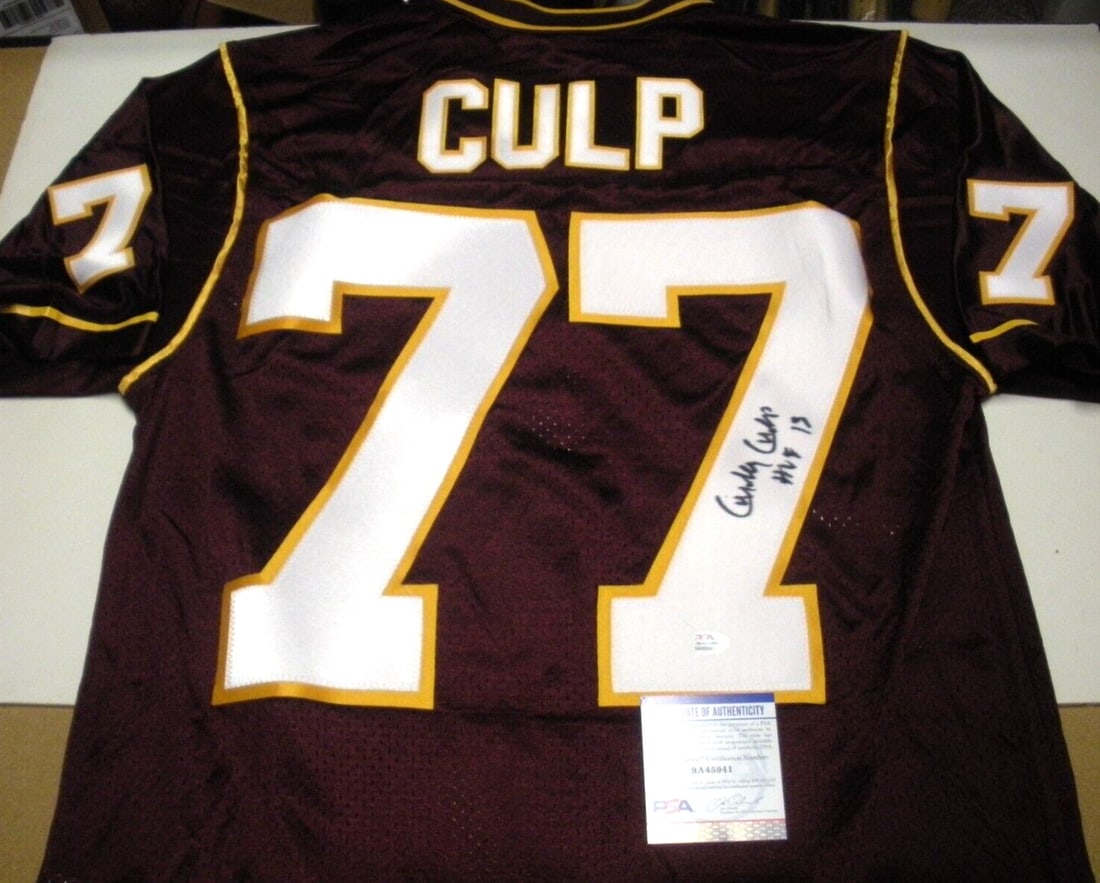 Curley Culp Signed NFL Jersey Arizona State PSA/DNA Certified Nike (1 of 2)