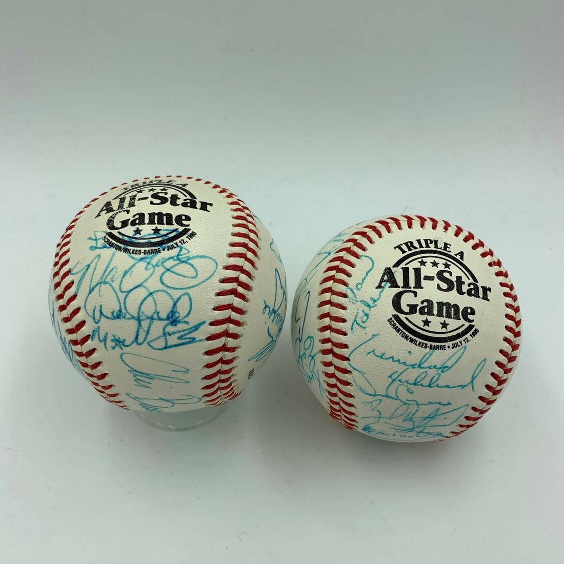 Lot of 2 1995 Triple A All Star Game Signed Baseballs Derek Jeter JSA (1 of 12)