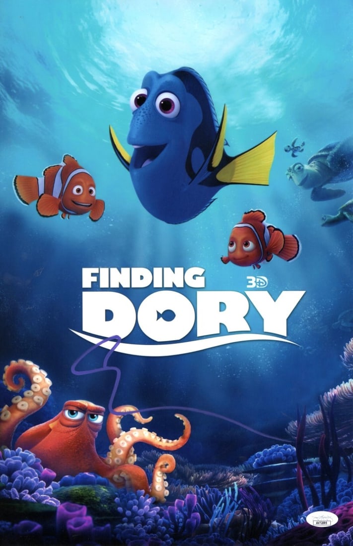 Autographed 11X17 Finding Dory Photograph Ellen DeGeneres JSA (1 of 2)