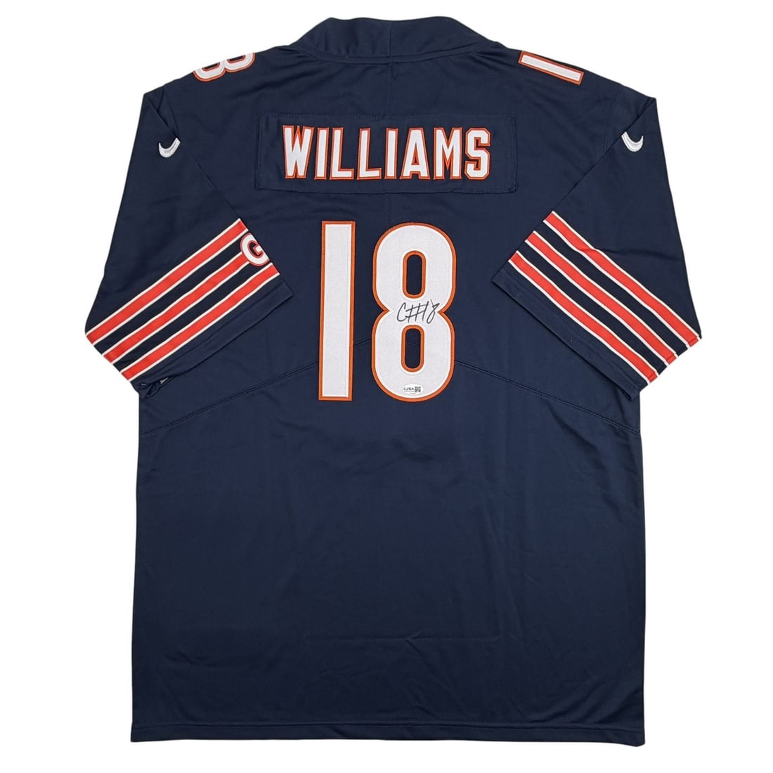 Blue Caleb Williams Signed Football Jersey JSA Authenticated (1 of 4)