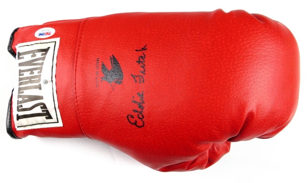 PSA DNA Eddie Futch Autographed Everlast Boxing Glove Original (1 of 4)