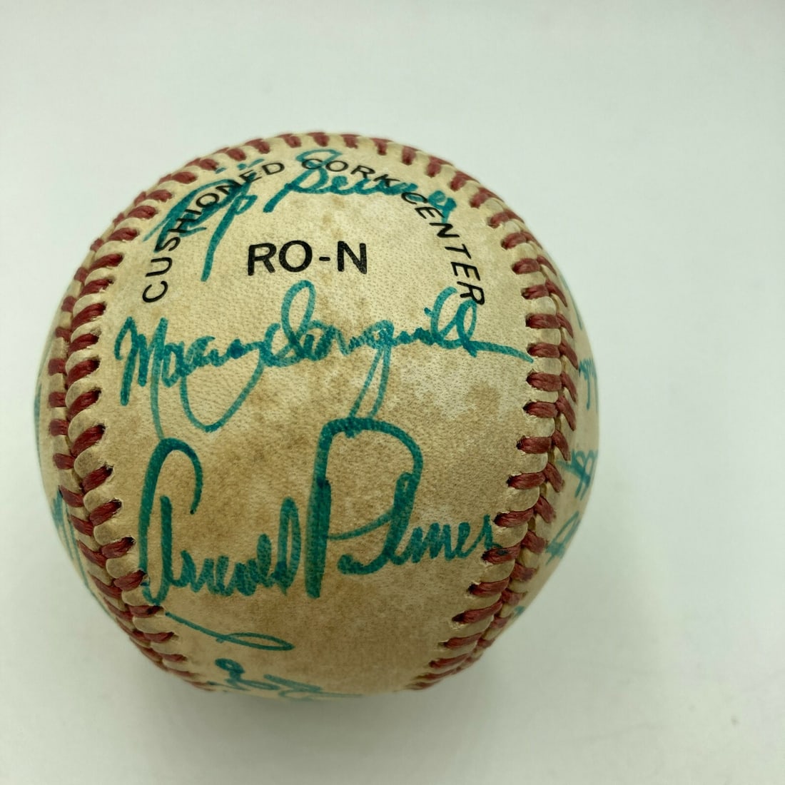 Original MLB baseball signed by Arnold Palmer and Hall of Fame legends (1 of 8)