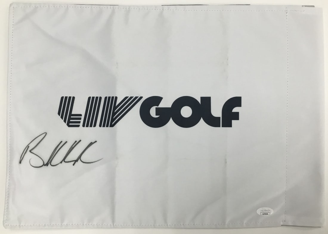 Brooks Koepka Signed LIV Golf #18 Pin Flag JSA Authenticated (1 of 5)