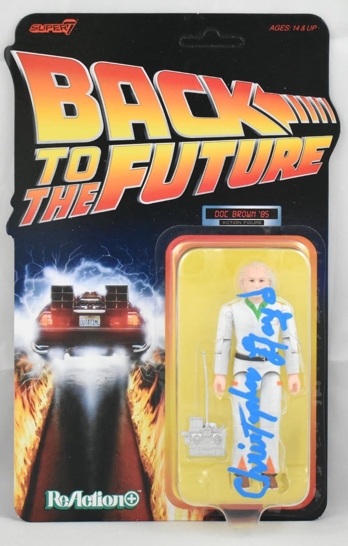 Beckett BAS Autographed Christopher Lloyd Back to the Future Super 7 Figure (1 of 4)