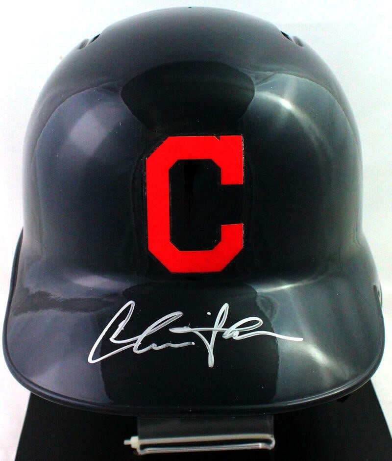 Cleveland Indians Replica Helmet Signed by Charlie Sheen JSA Witness: Cleveland Indians Replica Helmet Signed by Charlie Sheen JSA Witness Pre-owned Cleveland Indians MLB replica helmet autographed by Charlie Sheen. Includes James Spence (JSA) witness authentication. Sp
