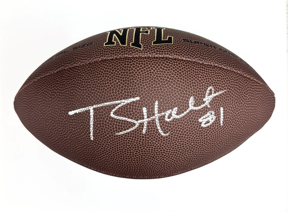 Wilson Super Grip NFL Football Signed by Torry Holt Beckett Authenticated (1 of 4)