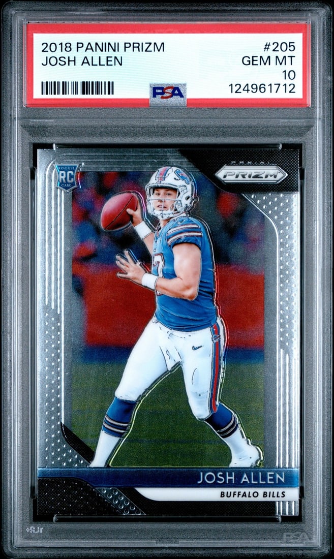 PSA 10 Josh Allen 2018 Panini Prizm Rookie Card 205 (1 of 2)