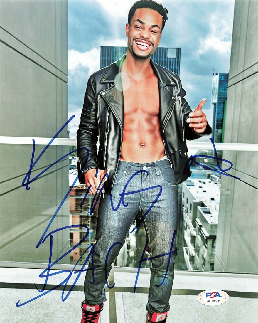 8x10 King Bach autographed photograph PSA DNA authenticated: 8x10 King Bach autographed photograph PSA DNA authenticated This is a professionally printed 8x10 photograph signed by King Bach. The autograph has been authenticated by PSA/DNA, ensuring its authenti
