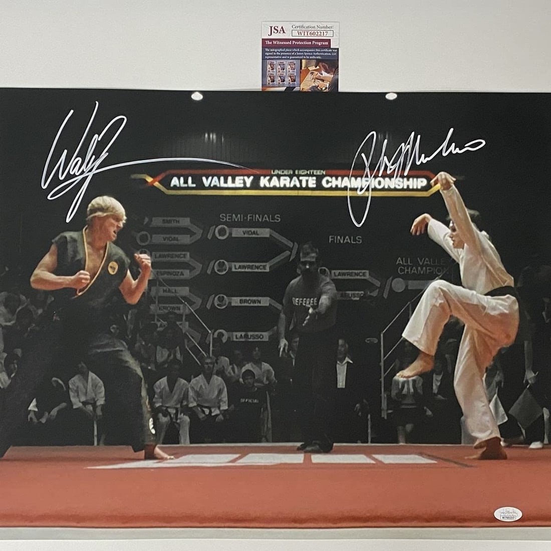 16x20 Signed Karate Photo William Zabka Ralph Macchio JSA COA (1 of 1)