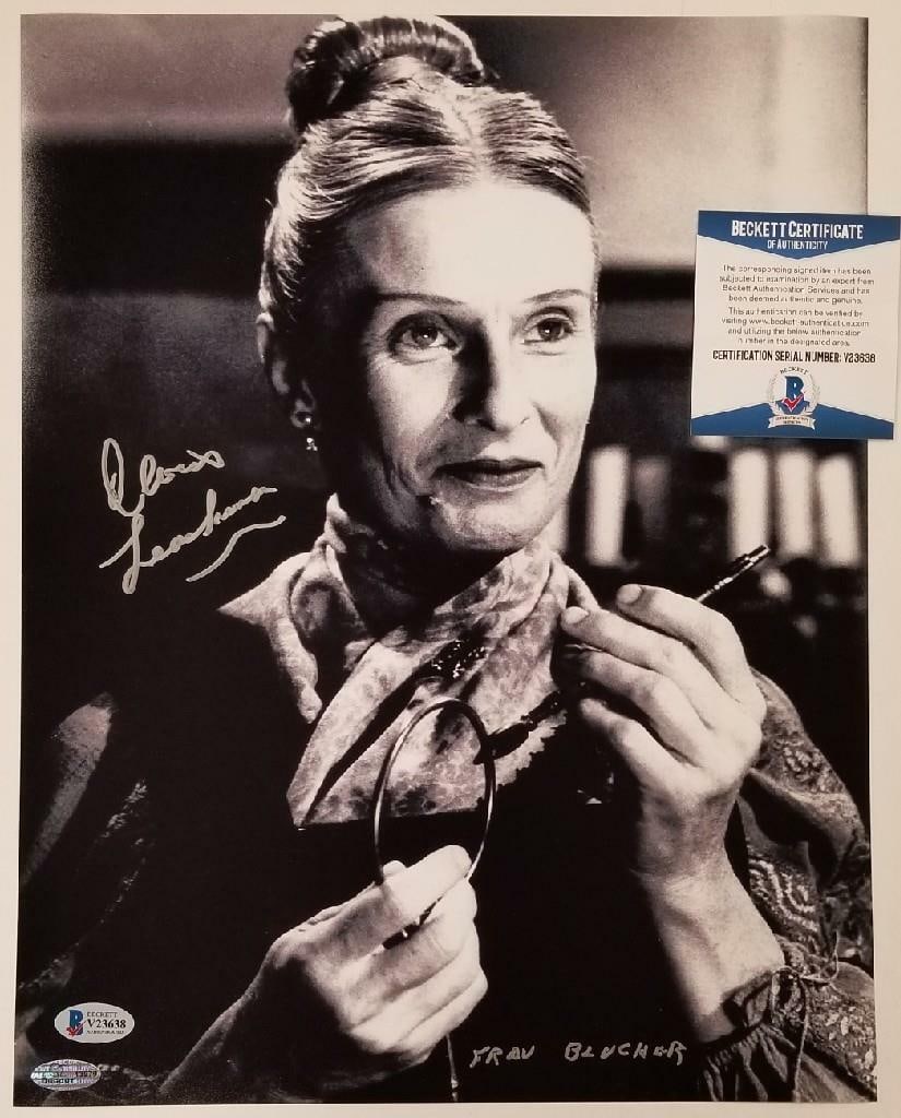 Autographed 11x14 Young Frankenstein Photo Cloris Leachman Frau Blucher BAS COA (1 of 1)