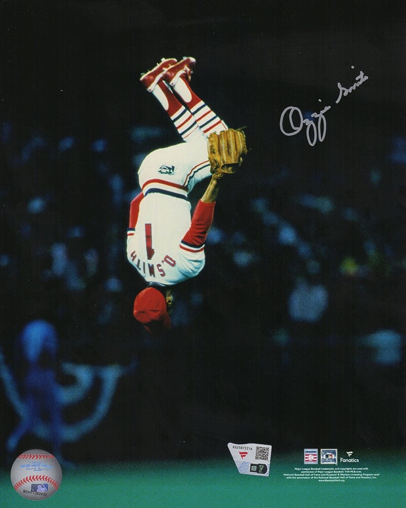 Fanatics authenticated Ozzie Smith 8x10 Cardinals signed photo (1 of 1)