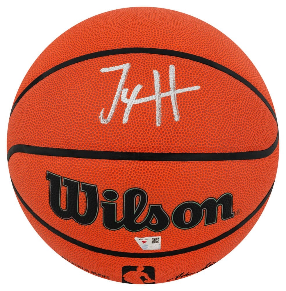 Wilson NBA Indoor Outdoor Basketball Signed by Tyrese Haliburton Fanatics COA: Wilson NBA Indoor Outdoor Basketball Signed by Tyrese Haliburton Fanatics COA Signed Wilson indoor/outdoor NBA basketball autographed by Tyrese Haliburton. Includes a tamper-evident numbered Fanatics 