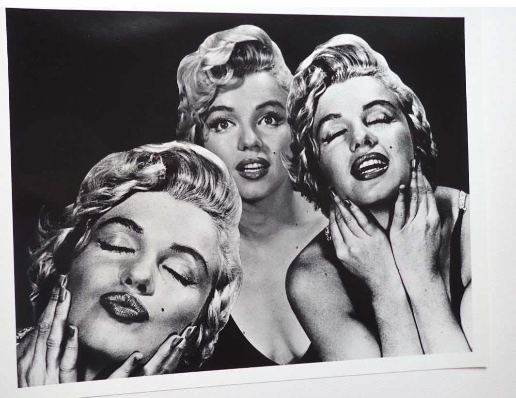 Philippe Halsman Marilyn Monroe silver gelatin print 11x14: Philippe Halsman Marilyn Monroe silver gelatin print 11x14 Limited edition silver gelatin print featuring multiple images of Marilyn Monroe, photographed by Philippe Halsman. Pre-owned condition. Spec